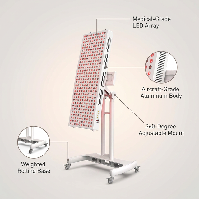 Red Light Therapy Device with Stand - Moving Pro Series Professional Edition — Lifestyle