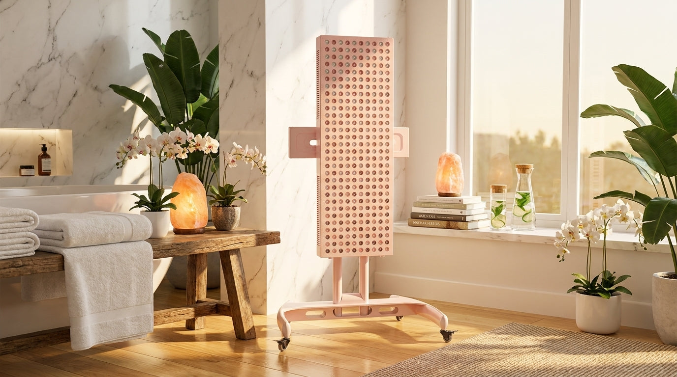 Red Light Therapy Device with Stand - Moving Pro Series Professional Edition — Lifestyle